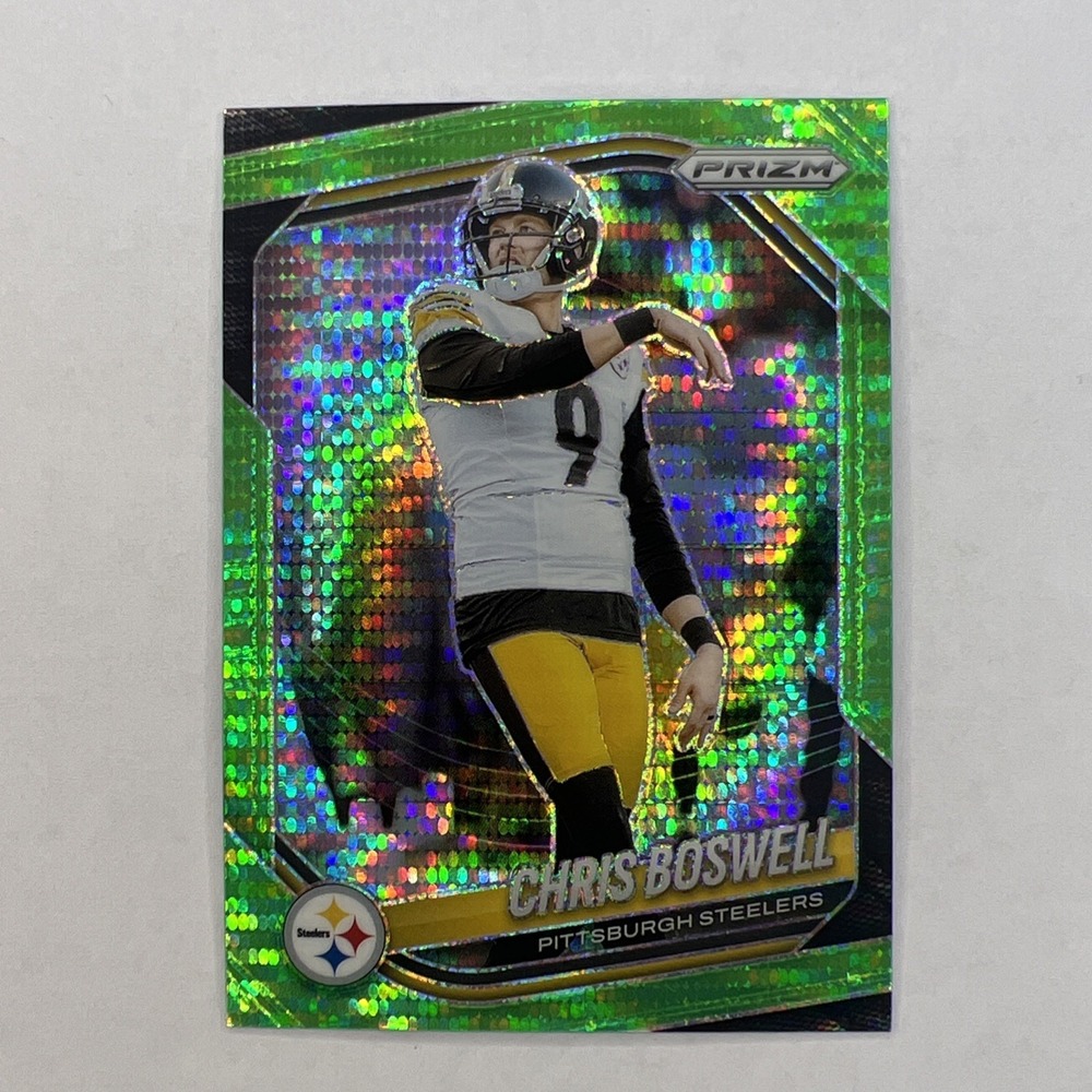 2025 Panini Prizm Chris Boswell Green Prizm No. 174